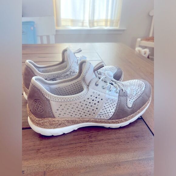 Rieker Women's Beige and Brown Casual Shoes; Size 38/7.5 - Picture 5 of 12